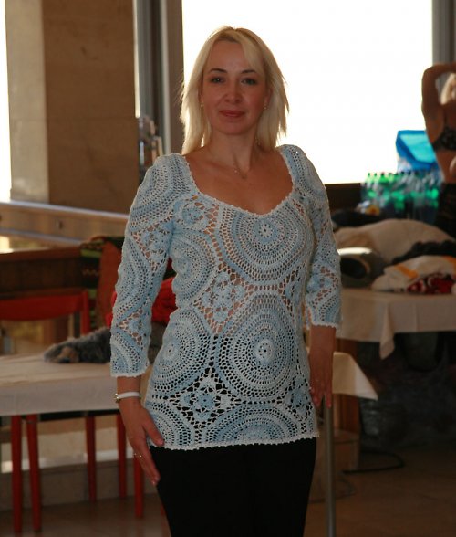 Háčkovaná Tunika Cote D´azur 36-40 — foto 3