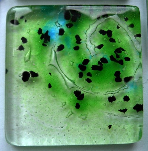Zelené čtverečky 3 x 3 cm — foto 2