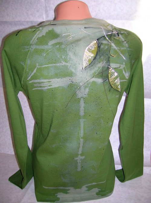 Triko dámské, "KVĚTY", XL — foto 3