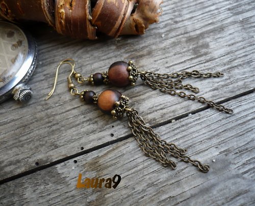 Knihy džunglí... náušnice — foto 3
