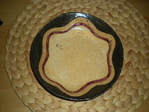 Zlatohnědý talíř — foto 2