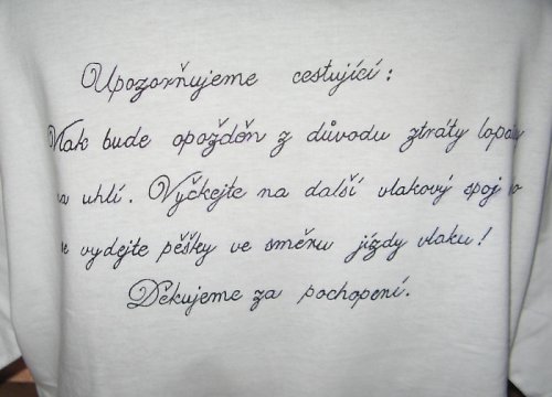 Tričko lokomotiva — foto 2
