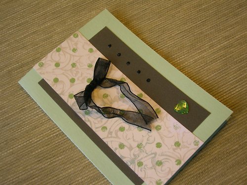 Přání - zelená elegance — foto 2