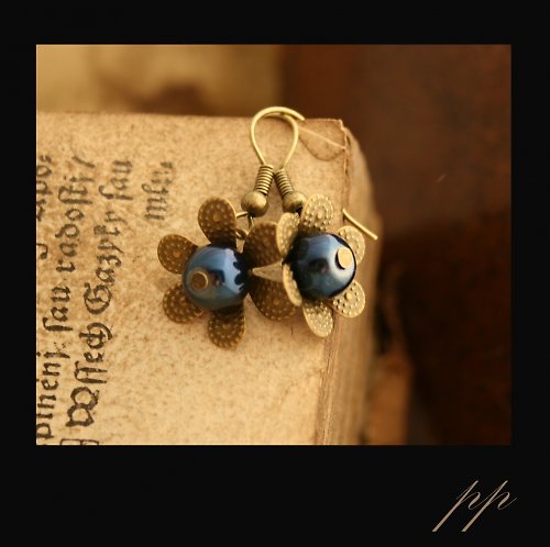 Gris et bleu - broche — foto 4