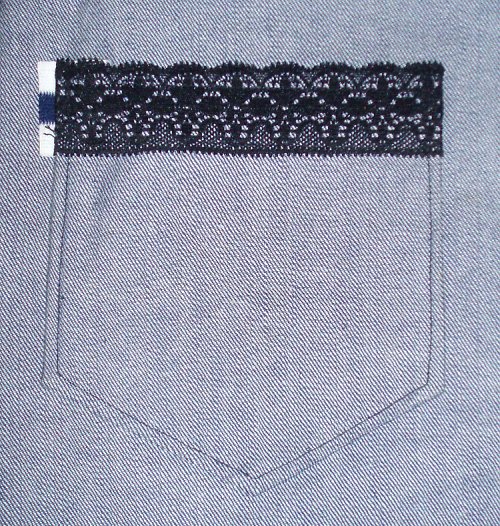 Sukně s číslem: denim — foto 4