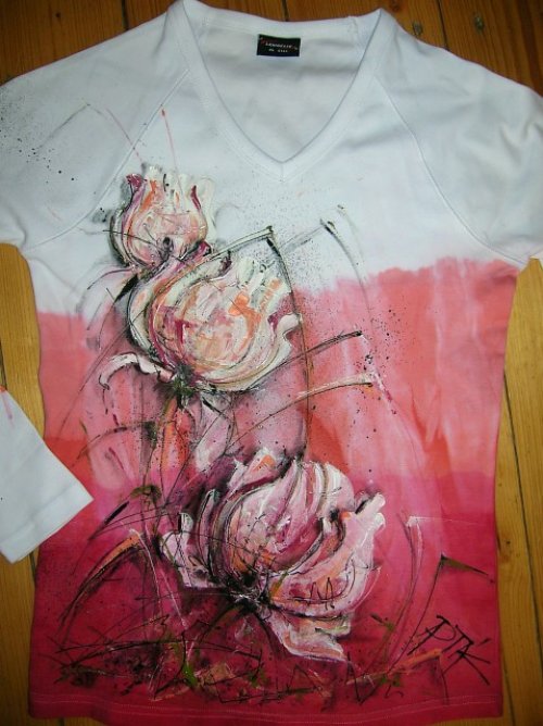 Triko dámské, "VELKÉ KVĚTY", XL — foto 3
