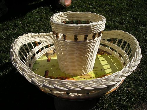 DVOJTÁC na víno a skleničky — foto 2