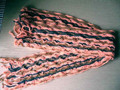 Háčkovaná šála — foto 2