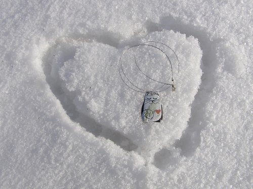 Smaltováná kočička — foto 2