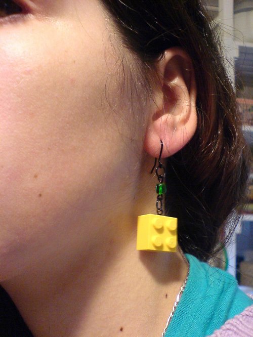 Lego náušnice — foto 2