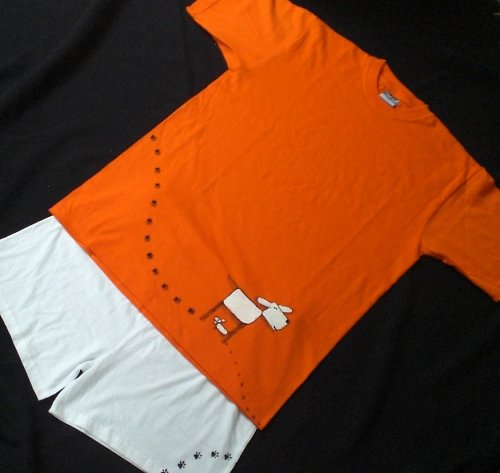 Pyžamo oranžové — foto 4