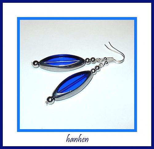 Náušnice - Blue tear — foto 2