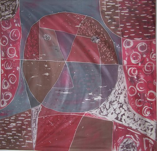 Obrazový šátek ..inspirace P.Klee — foto 2