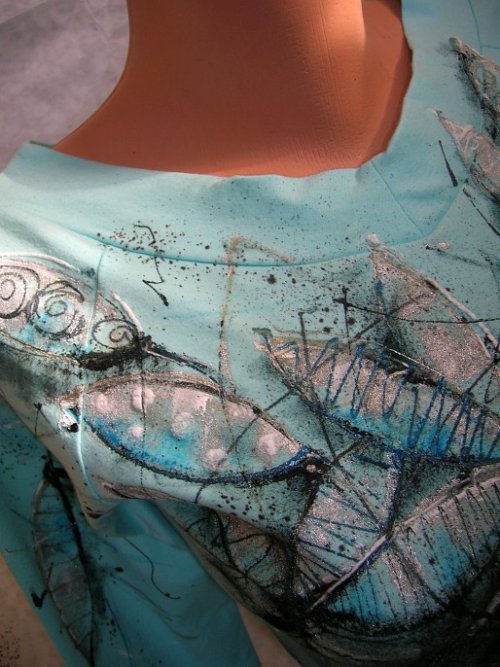 Triko dámské, "KVĚTY", L/XL — foto 3
