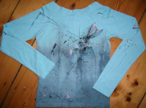 Triko dámské, "KVĚTY", L/XL — foto 4