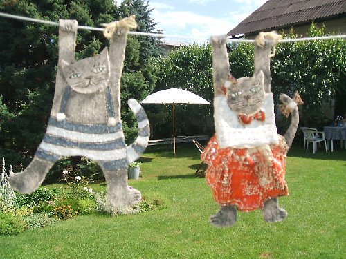 Keramický kocour na zavěšení — foto 3