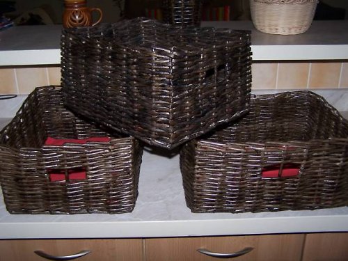 Košík tmavě hnědý — foto 2