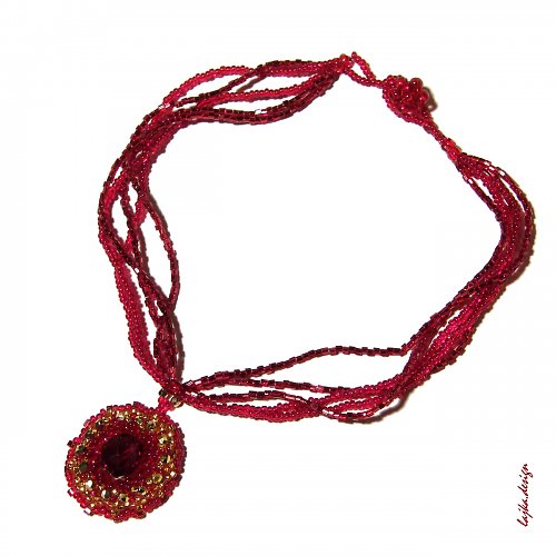 Náhrdelník ČERVERNÁ KRÁLOVNA — foto 2