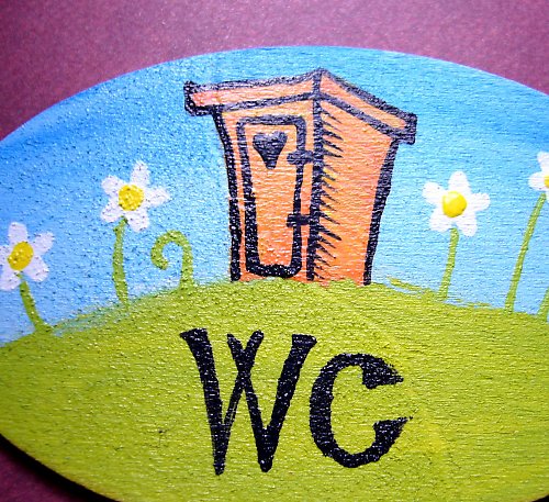 Cedulka na dveře WC — foto 3