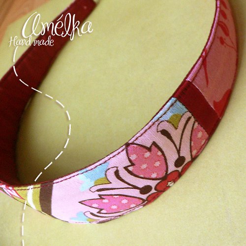 Čelenka Romantic flower red — foto 3