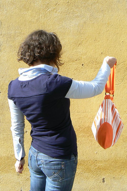Taška - oranžový proužek — foto 2