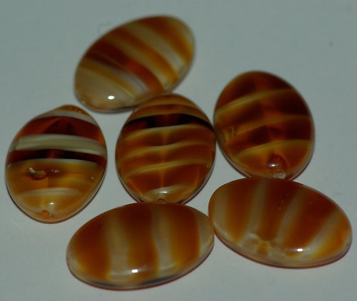 Skleněné korálky - 6 kusů — foto 2