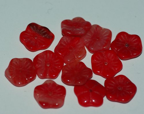 Skleněné korálky - 12 kusů — foto 2