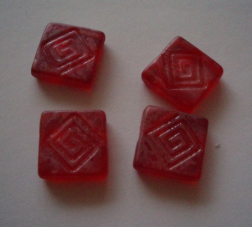 Skleněné perle - 10 ks — foto 2