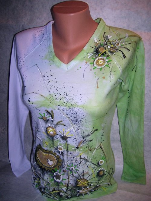 Triko dámské, "KYTKY", M, rezervace — foto 3
