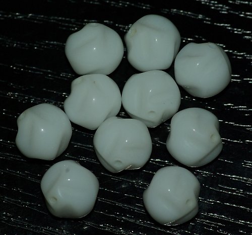 Skleněné korálky - 10 kusů — foto 2
