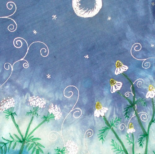 "Magické bylinky" - hedvábný šátek — foto 3