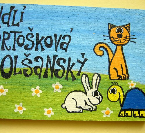 Cedulka na dveře NA PŘÁNÍ — foto 2