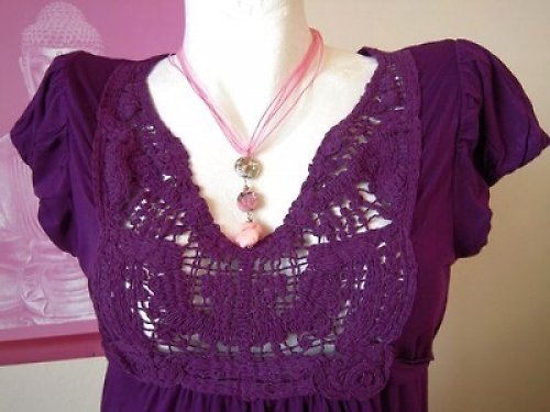 Šatečky hippie violet — foto 2