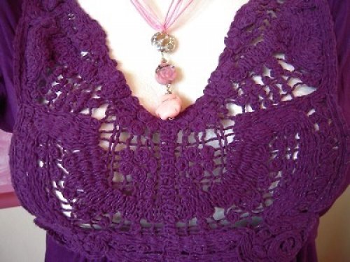 Šatečky hippie violet — foto 3