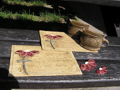 Dvě keramické podložky — foto 2