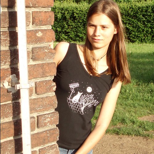 "Střecha" - malované tílko — foto 5