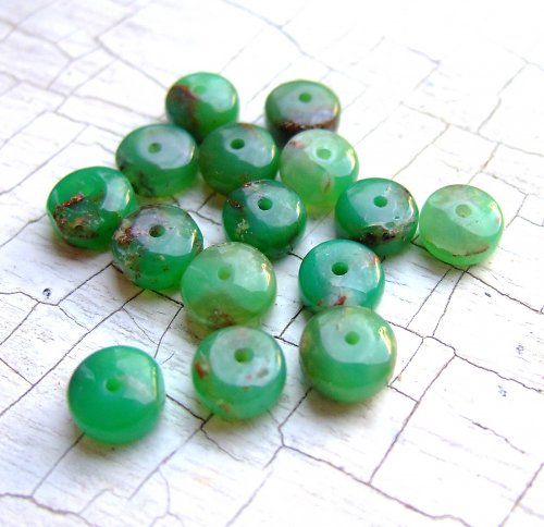 Chryzopras rondelky — foto 2