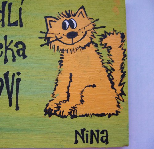 Cedulka na dveře NA PŘÁNÍ — foto 3