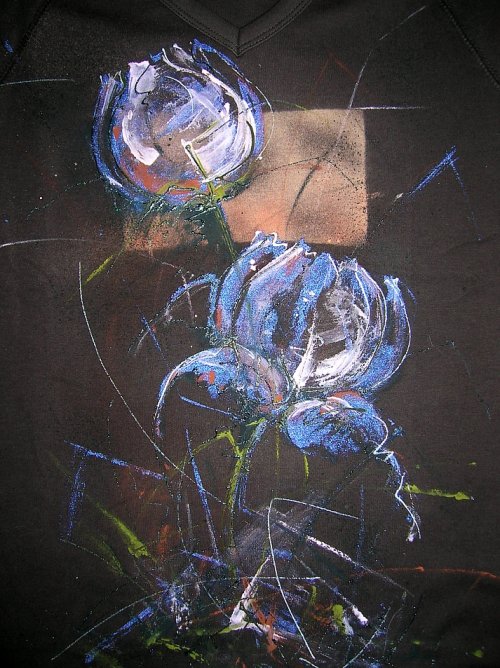 Triko dámské, "VELKÉ KVĚTY", L — foto 3