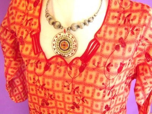 Kaftan etno vyšívaný — foto 2
