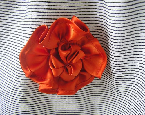 Sukýnka black and white and orange — foto 4