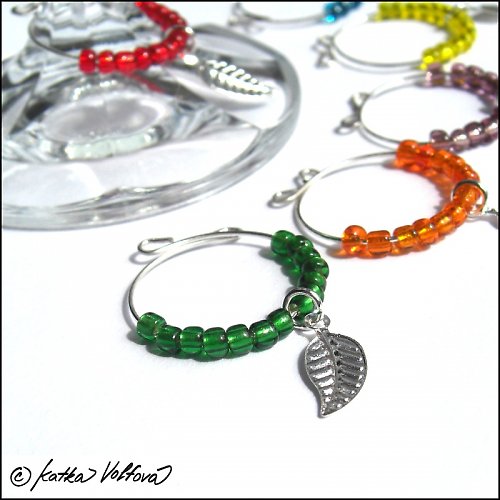 Glass charm - rozlišovače skleniček — foto 3