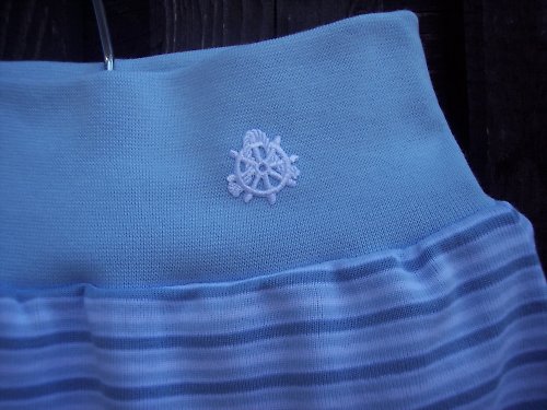 Kojenecké polodupačky...pruhované... — foto 4