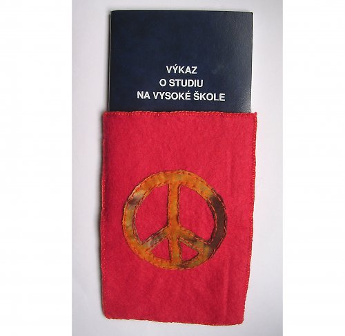 Obal (nejen) na index...Peace SLEVA — foto 2