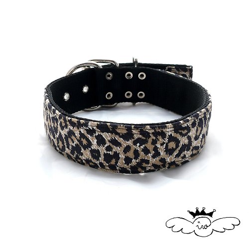 Leopardí robustní obojek — foto 2