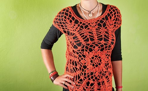 Háčkovaná vesta — foto 3