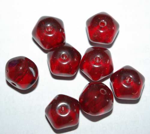 Skleněné korálky - 8 kusů — foto 2