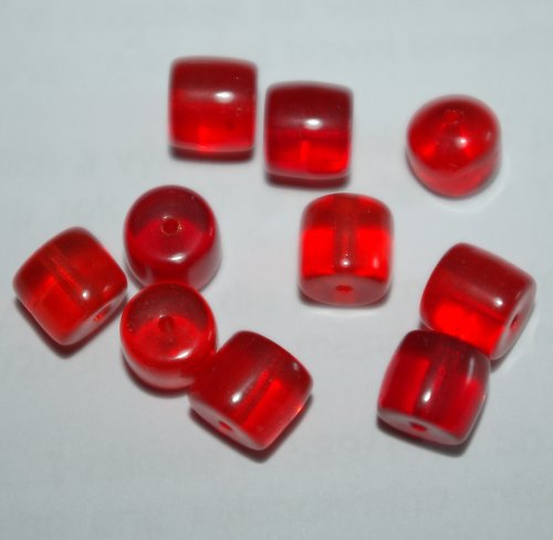 Skleněné korálky -10 kusů — foto 2