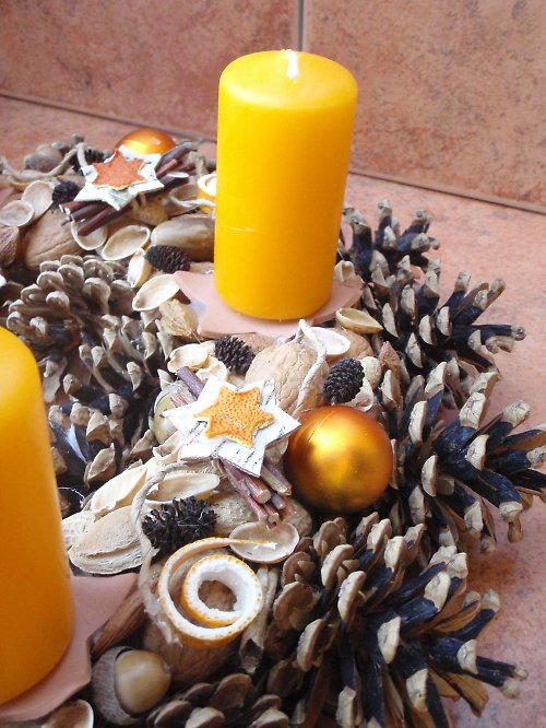 Adventní věnec v pomerančové - 9 — foto 3