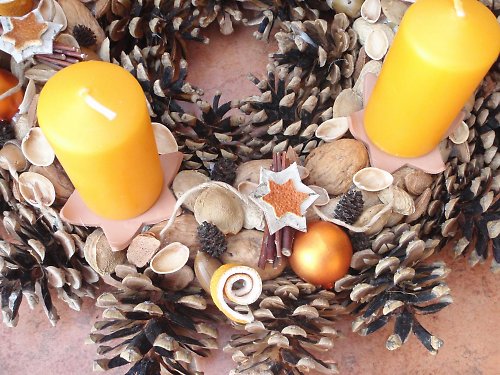 Adventní věnec v pomerančové - 9 — foto 4